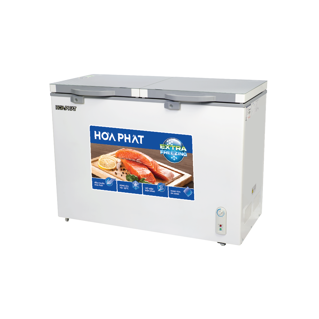 Tủ đông 2 ngăn đông mát Hòa Phát 245L HPF- BD6245.T1
